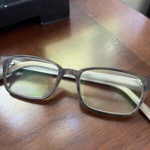 EUC Warby Parker Wilkie 150 Reader Glasses Eyeglasses Frames 51-18-145 Plus Case